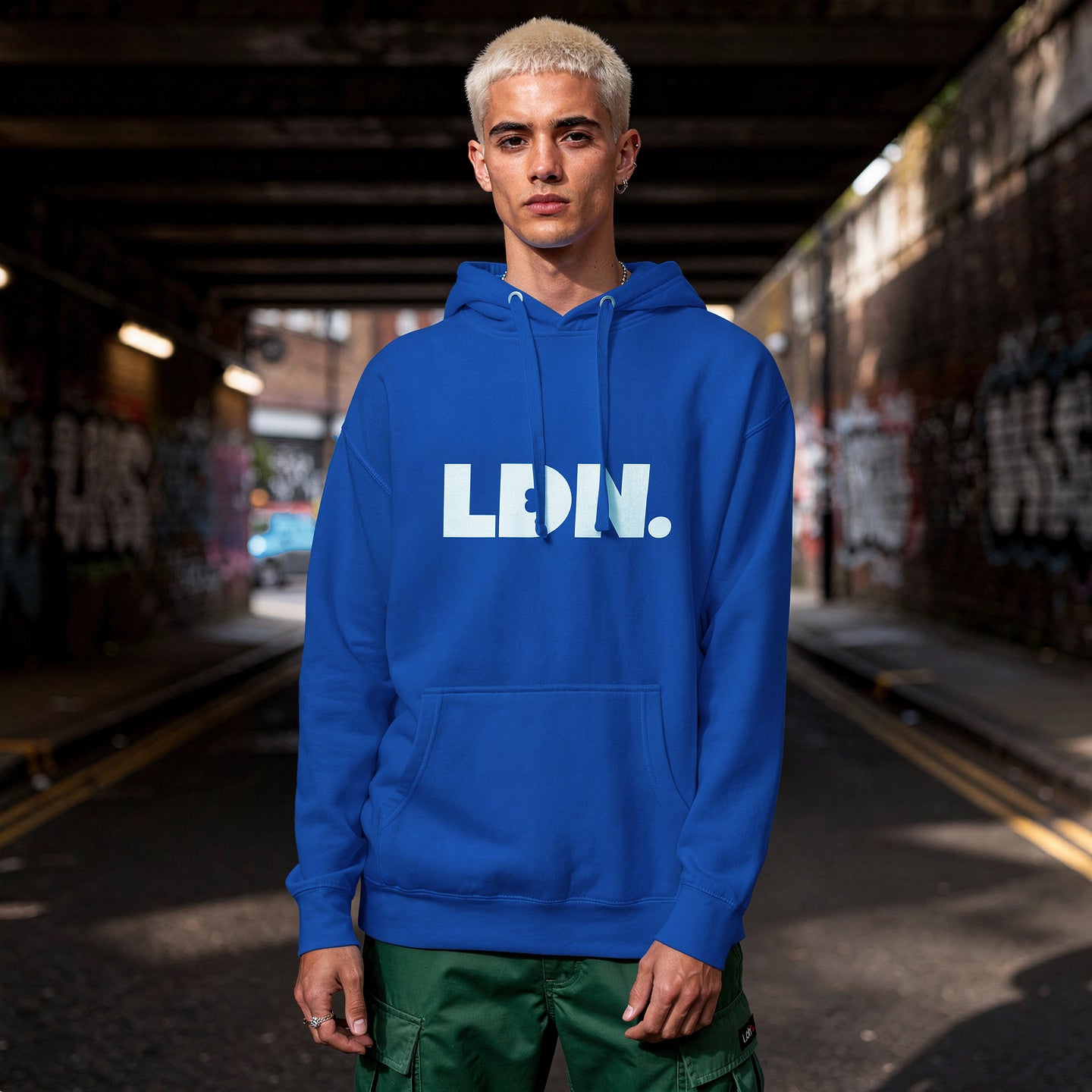LDN. Original Hoodie – Bold – White Logo