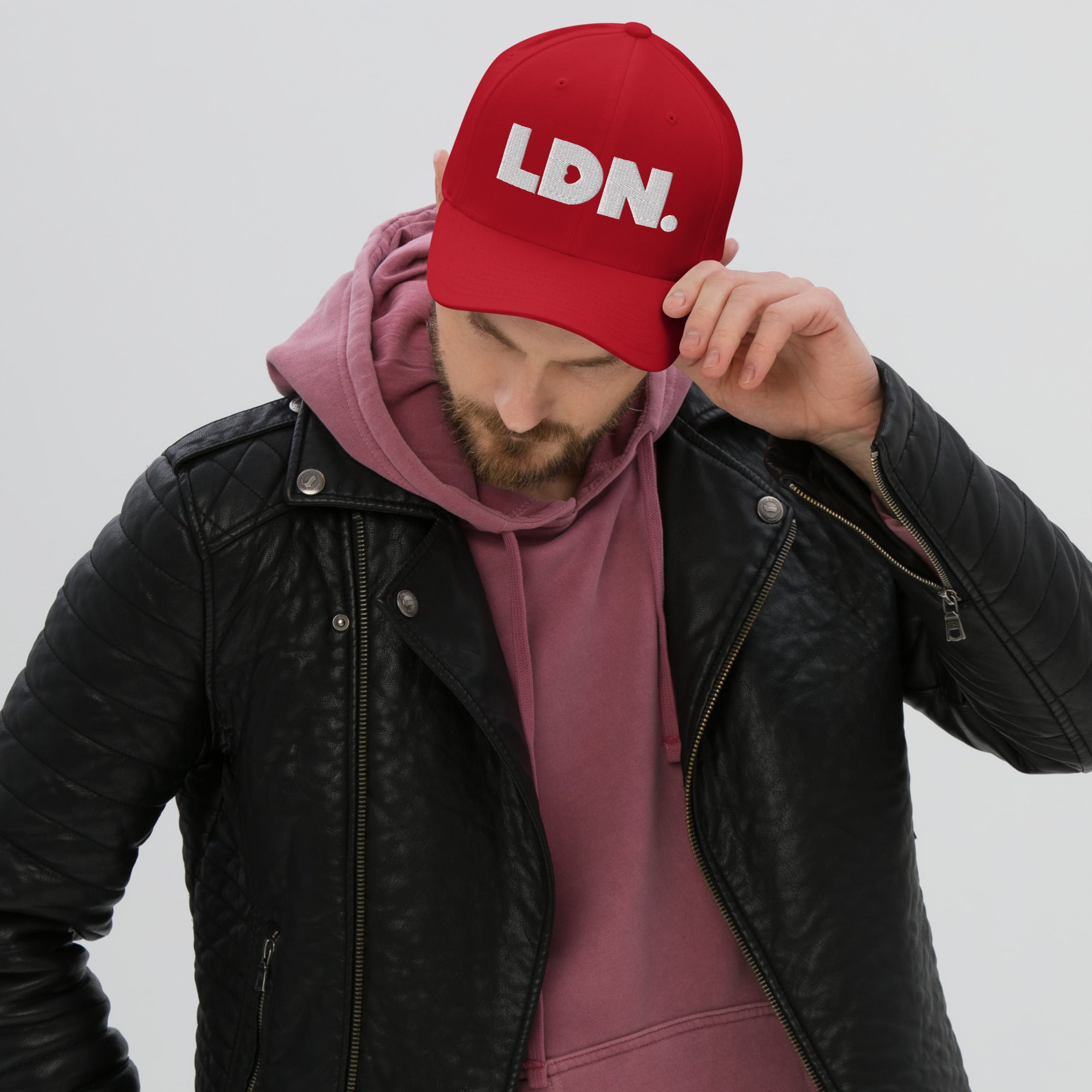 LDN. Structured Twill Cap – Embroidered Fitted Hat