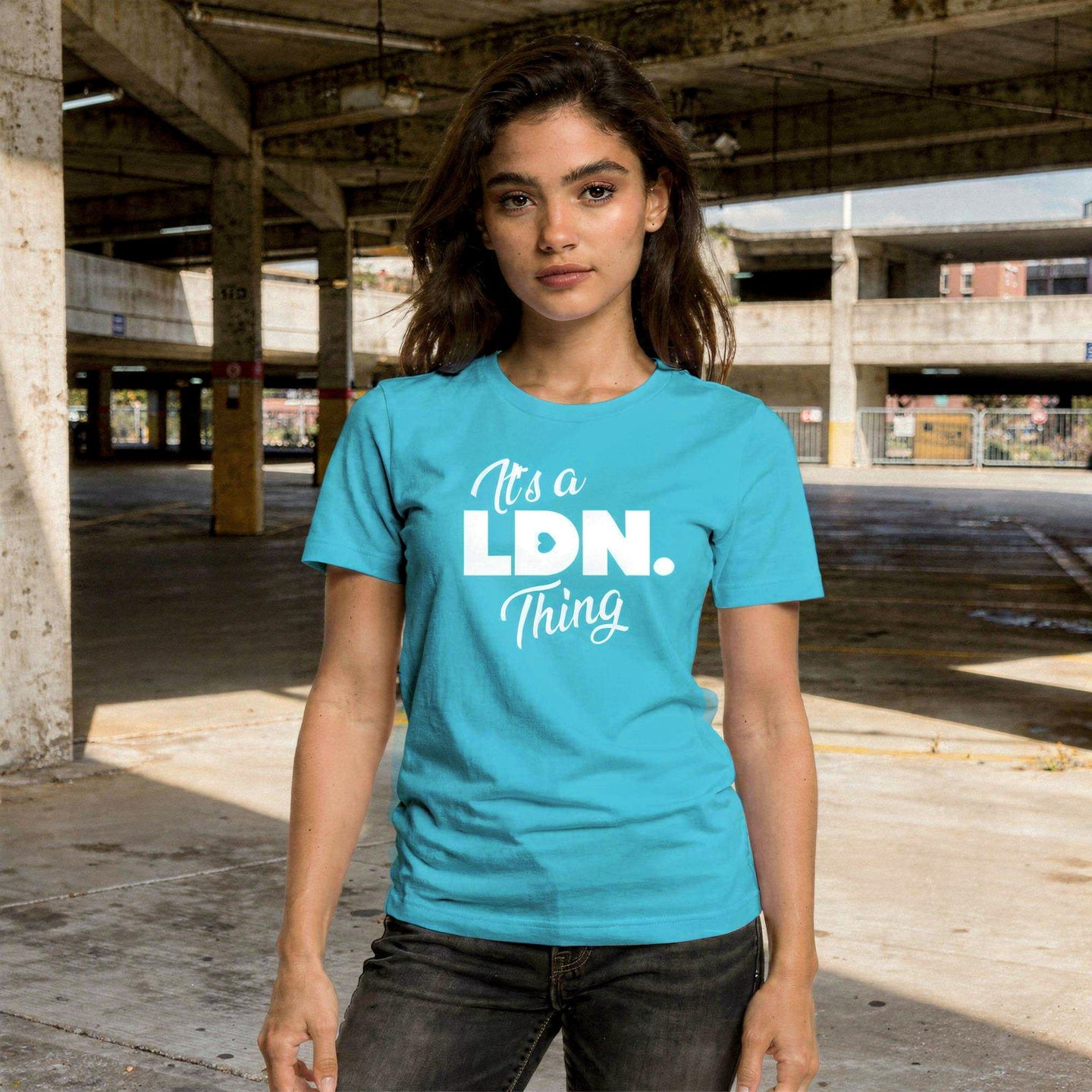 Unisex t-shirt with front-left chest slogan reading “It’s a LDN. Thing.” Clean design, soft cotton feel, and a minimalist fit for everyday streetwear lovers.