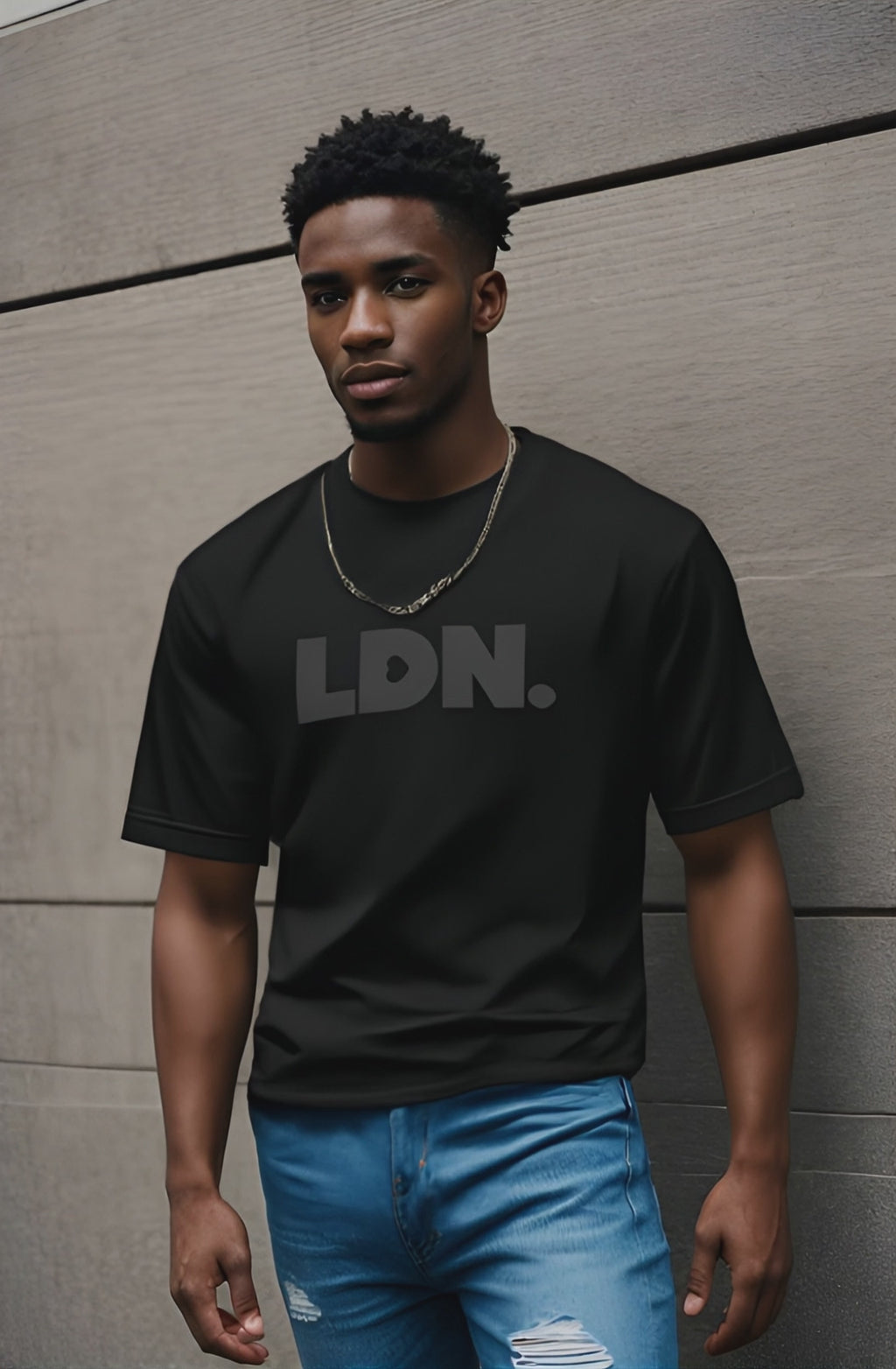 LDN. unisex t-shirt (Black logo)