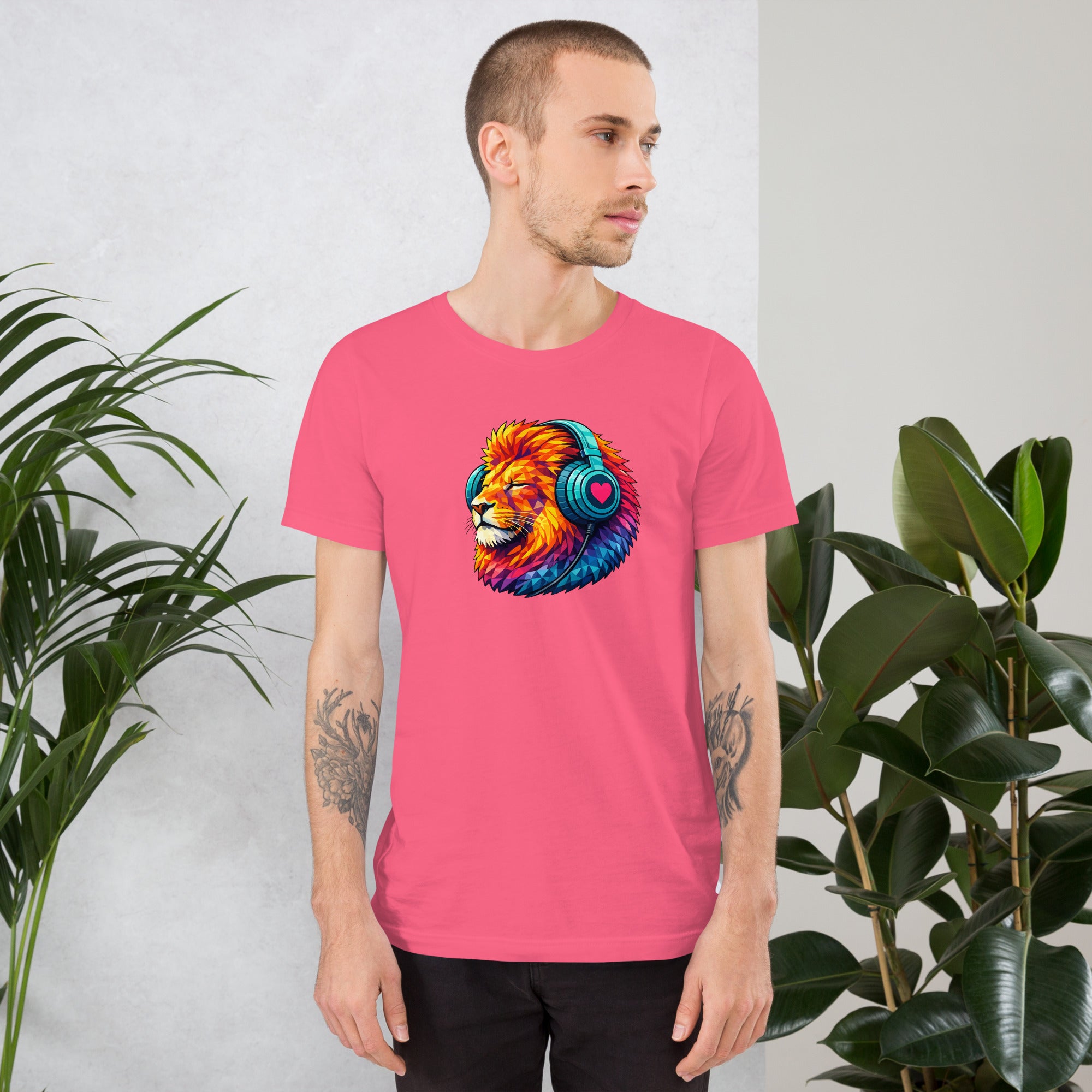 Lion Music - short-sleeve unisex t-shirt
